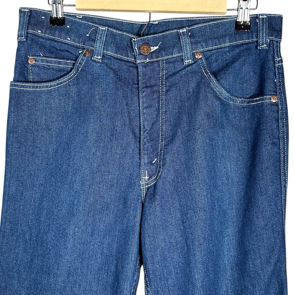 LEVI’S Vintage 70’s Movin’ On Embroidered High Waist Bootcut Jeans 32x34 - Picture 7 of 10